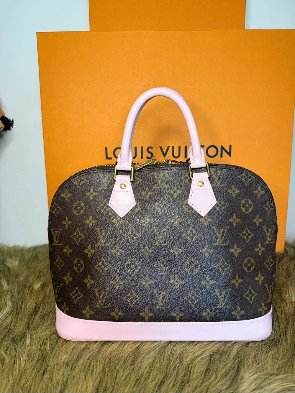 Louis Vuitton Brown Monogram Alma PM